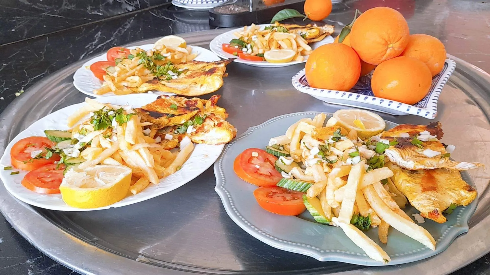 Plat traditionnel servi au restaurant